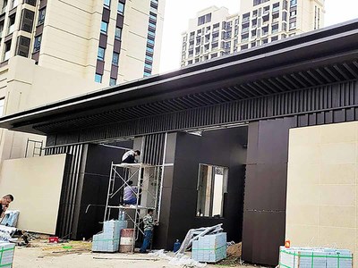 金屬景觀廊架 現代園林中的堅固支撐
